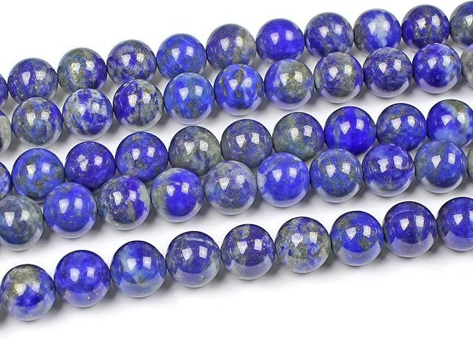 MJDCB Natural Lapis Lazuli Gemstone Loose Beads Round 12mm Energy Stone Healing - Image 4