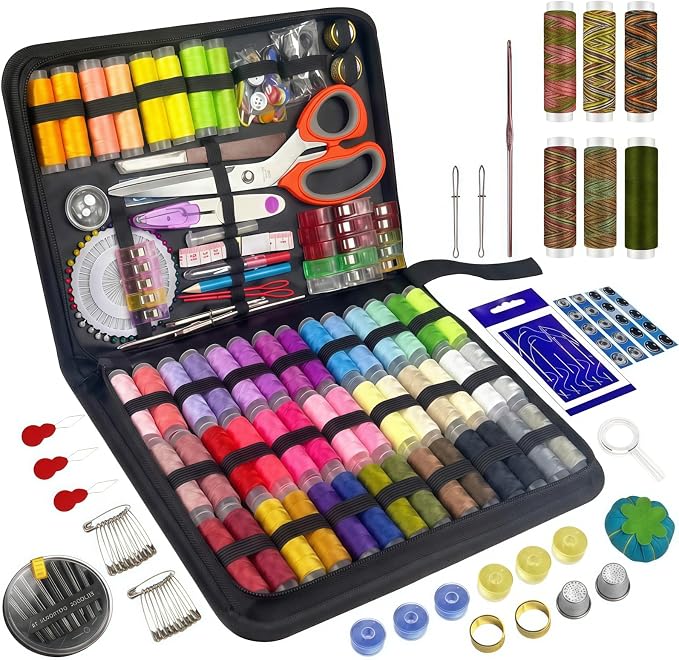 Forypretty Sewing Kit for Adults, 50 XL Thread Spools, Travel Sewing Kit for by Forypretty