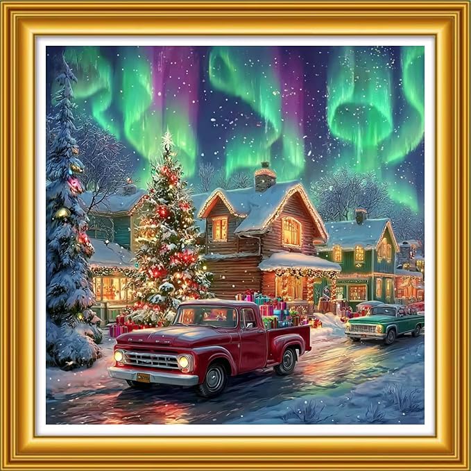 Foxhool Stamped Cross Stitch Kits, 11CT Printed Cross Stitch Pattern Full by FoxhoolBeginnersCrossStitchKits