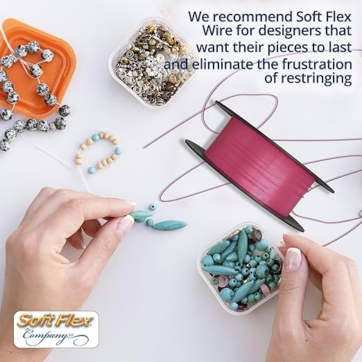 Soft Flex 49 Strand Beading Wire - Medium 0.19 Diameter - 30 Feet Nylon Design Wire