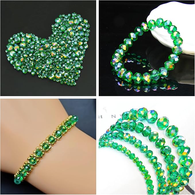 1200Pcs 4mm Crystal Glass Beads - Image 5