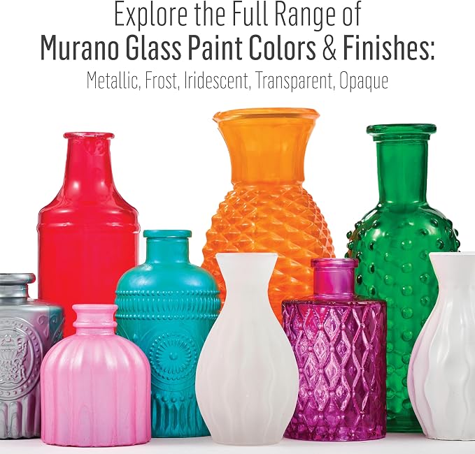 FolkArt Murano Transparent Acrylic Glass Paint, Deep Purple, 2 fl oz - Image 11