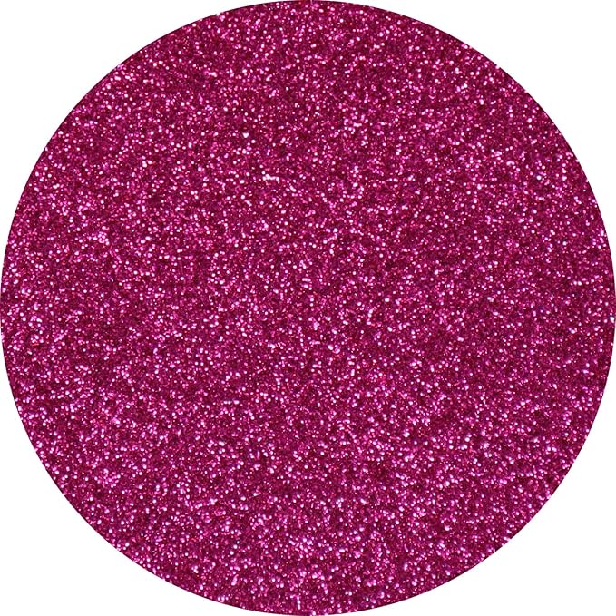 Hemway Polyurethane & Epoxy Glitter Metallic Crystal Flake Additive for Flooring, Jewellery Making, Tumblers and Resin 100g / 3.5oz - Ultrafine (1/128" 0.008" 0.2mm) - Dark Rose Pink
