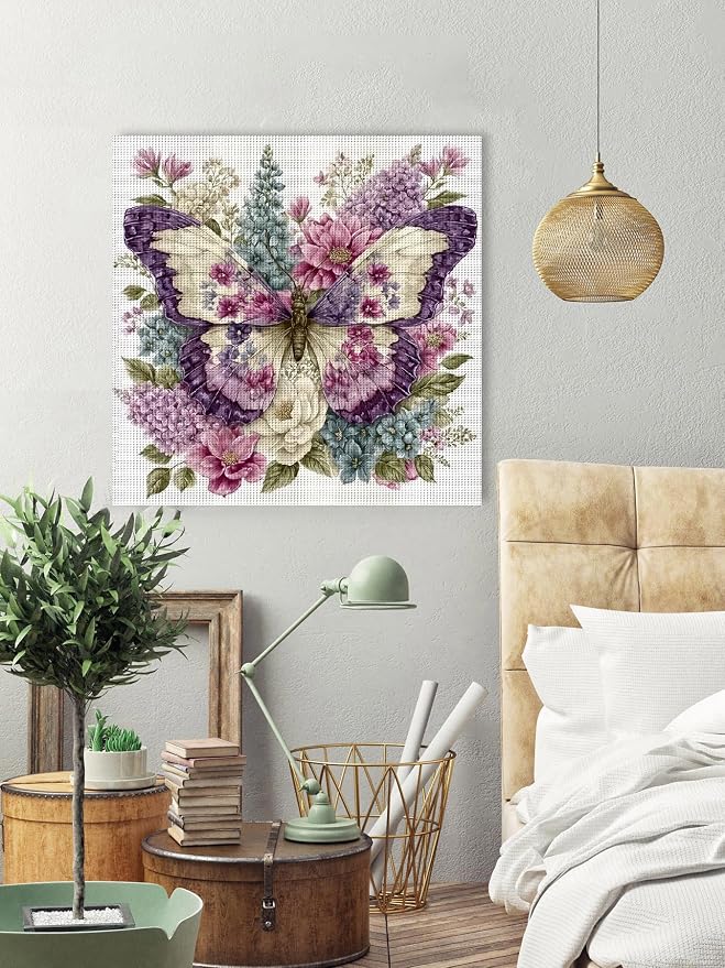 Butterfly Stamped Cross Stitch Kits - Image 4
