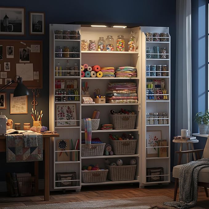 NEWOWNDS Craft Storage Cabinet - Image 6