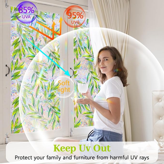 Bloss Stained Glass Window Privacy Film, Sunroof Decal - Image 4