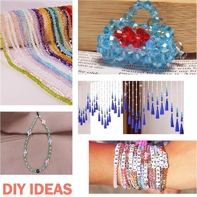 XSEINO 3760 Pieces 6mm Crystal Beads - Image 7