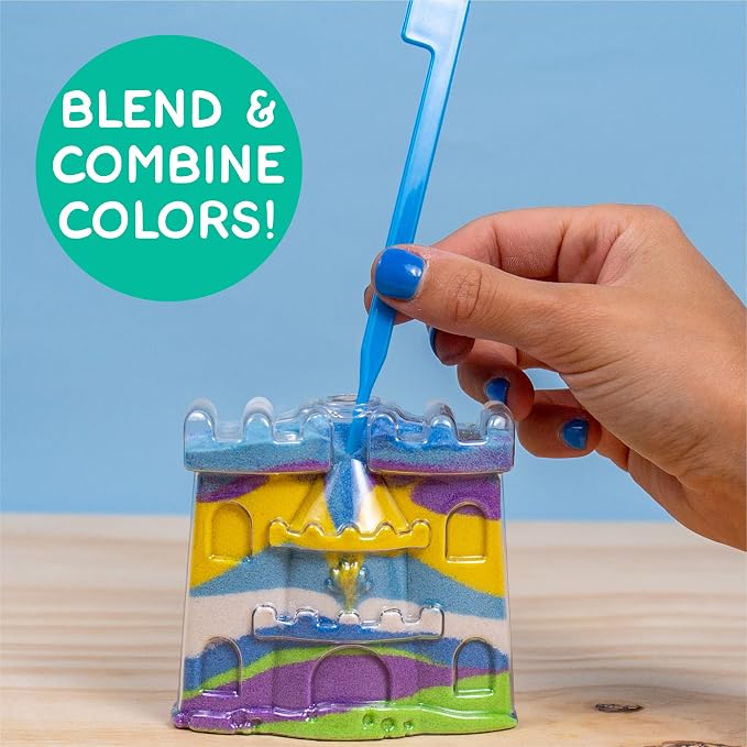 Made By Me Create Your Own Underwater Sand Art, Includes 6 Ocean-Themed Bottles - Image 5