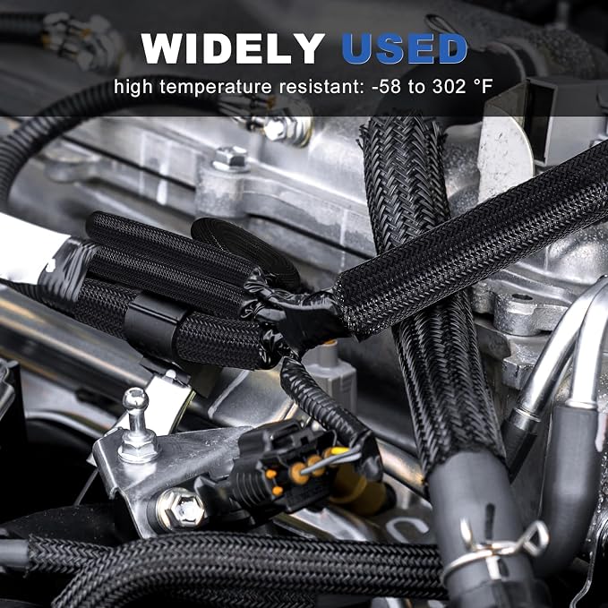 3/4” Cable Management Loom Wrap Sleeve Cord Wire Hider Organizer Covers | - Image 7