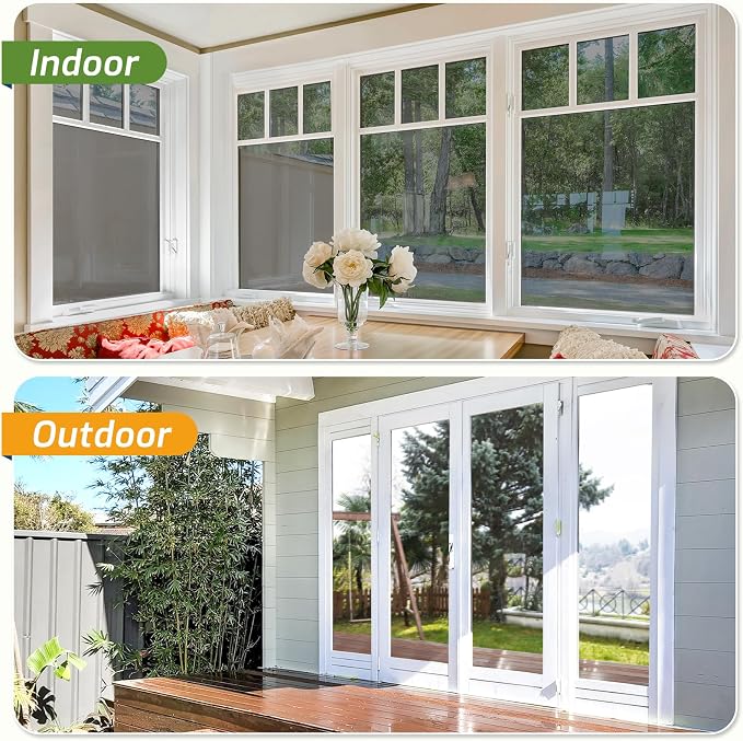 LUTE One Way Window Privacy Film, Window Tint, 35.4" x 118.1" | Sun Blocking UV - Image 8