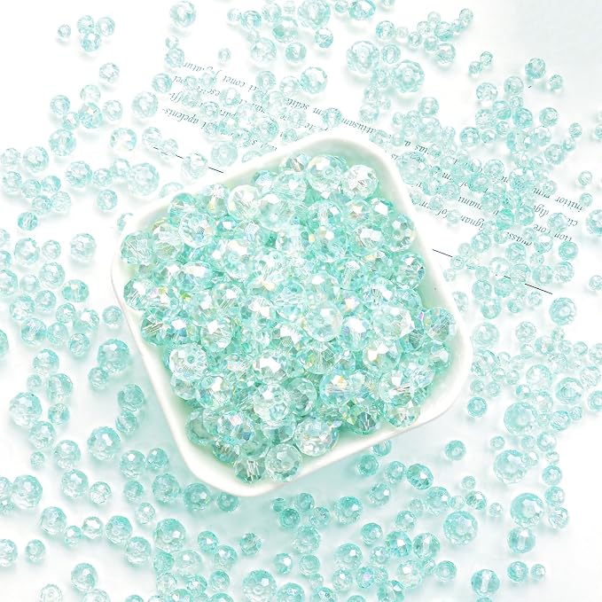 800Pcs 4/6/8/10mm Crystal Glass Beads - Image 3