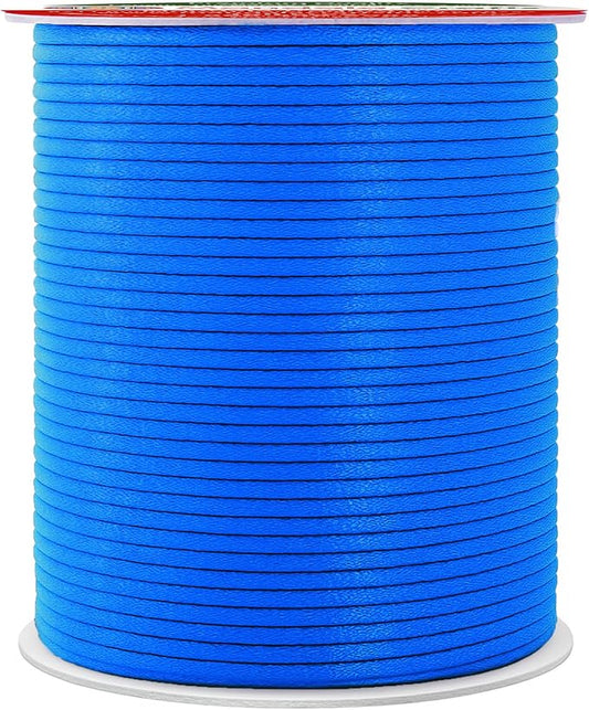 Mandala Crafts 2mm 109 Yards Deep Sky Blue Cotton Waxed Cord for Jewelry Making Bracelet Cord Waxed String - Beading String Thread Jewelry Cords for Necklaces String