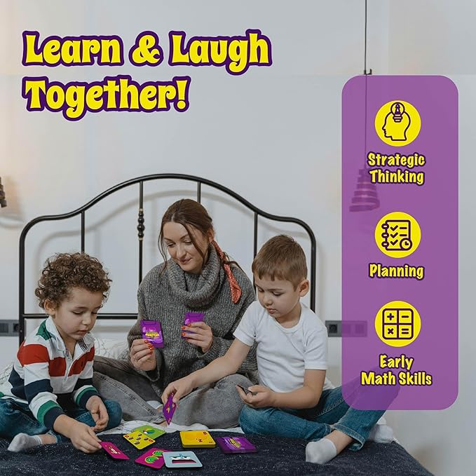 Halloween Card Game - Sleeping Monsters, Sneakiest Strategy & Suspense Game for Kids, Teens & Adults, Fun for Family Game Night, Educational for Ages 5 & Up, 2-5 Players