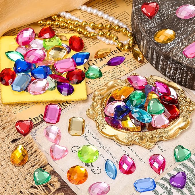 anezus 120PCS Craft Jumbo Jewels, Large Sequins - Image 7