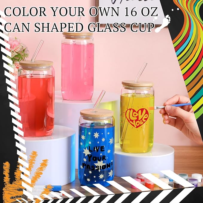 Pickmesh 4 Set Graduation Gift Glass Painting Kit - Image 4