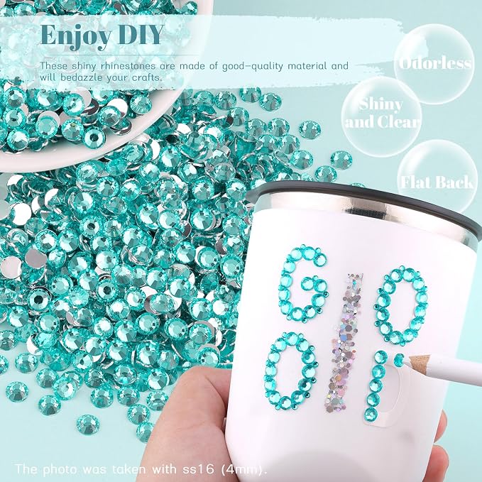 8000PCS 3mm Resin Rhinestones Bulk - Image 4
