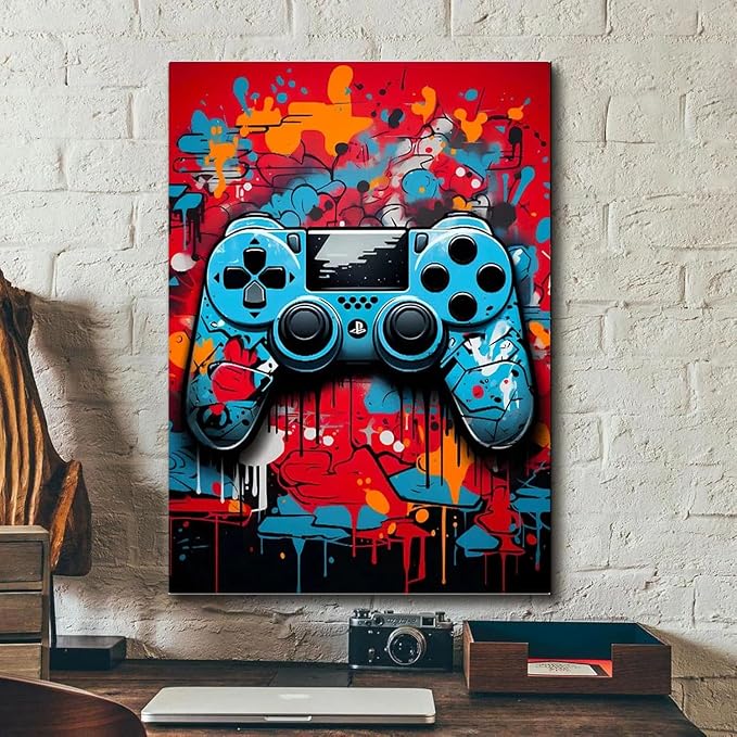 VeGuude Diamond Art Kits for Adults, Graffiti Gaming Controller Diamond Painting - Image 2