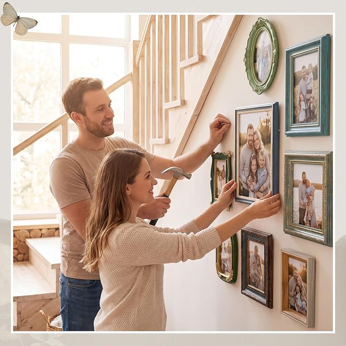 Kathfly 15 Pack Vintage Picture Frames - Image 2