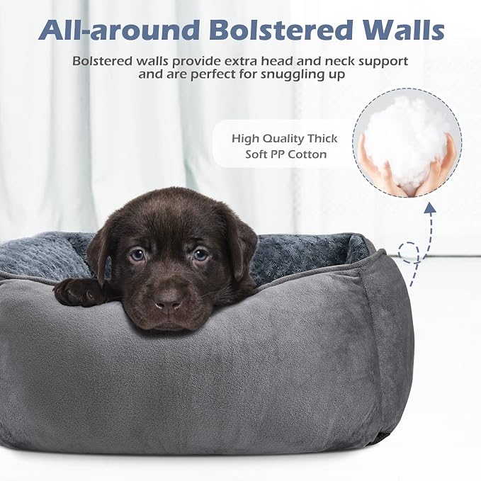INVENHO Rectangle Washable Orthopedic Dog Bed - Image 2