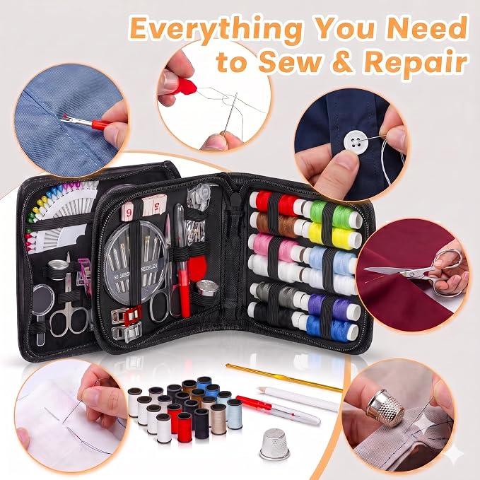 ARTIKA Travel Sewing Kit, 59-Piece Portable Kit - Image 5