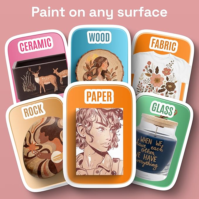 ARTISTRO 24 Skin Tones Acrylic Paint Markers - Image 4