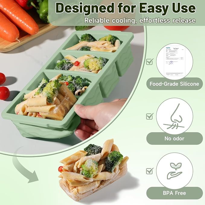 3-Pack Silicone Freezer Trays - Image 2