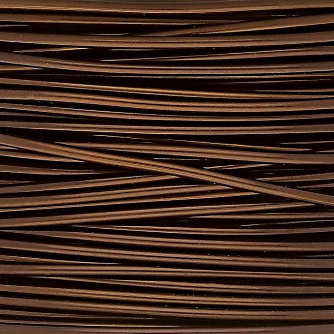The Beadsmith Wire Elements Craft Wire – Tarnish Resistant, Soft Temper, Round, Smoke Quartz Color – 0.51mm, 24 Gauge, 20 Yard Spool – Jewelry Making, Wire Wrapping, Floral, & Other DIY Crafts