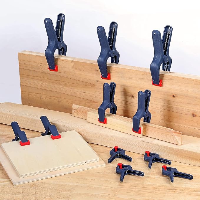 WORKPRO Spring Clamp Set, 16-Piece Nylon Spring Clamp Set, Including 4pc 6-1/2" - Image 7