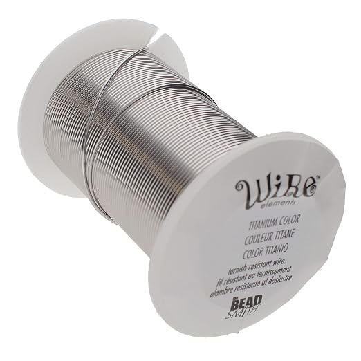 The Beadsmith Wire Elements 28-Gauge Lacquered Tarnish-Resistant Copper Wire by TheBeadsmith