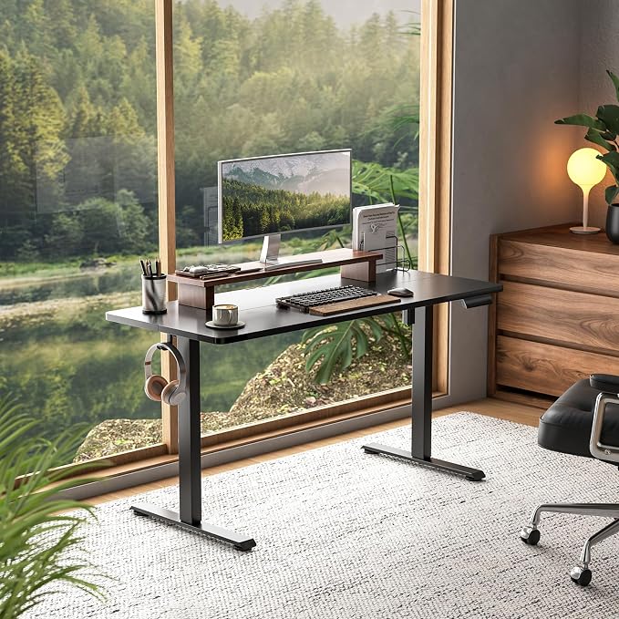 Veken 63×23.6 Inch Large Electric Standing Desk, Gaming Table, Suit students - Image 7