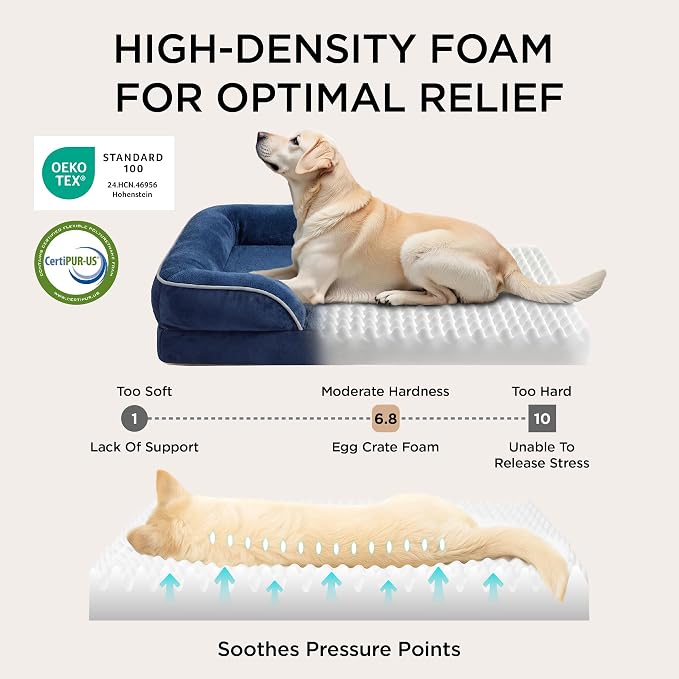 Bedsure Orthopedic Dog Bed Medium Size Dogs - Image 3