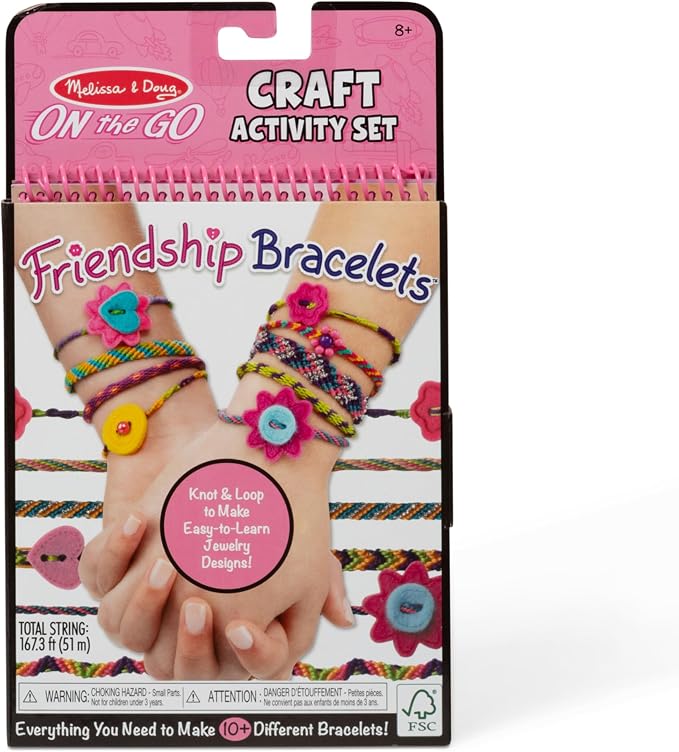 Melissa & Doug On The Go Friendship Bracelet Craft Set by Unknown