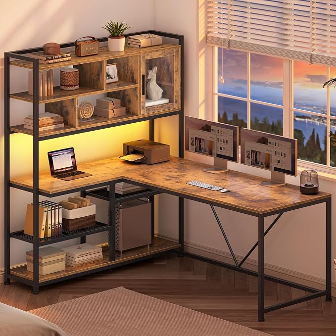 SEDETA L Shaped Computer Desk, L Shaped Corner Desk - Image 3