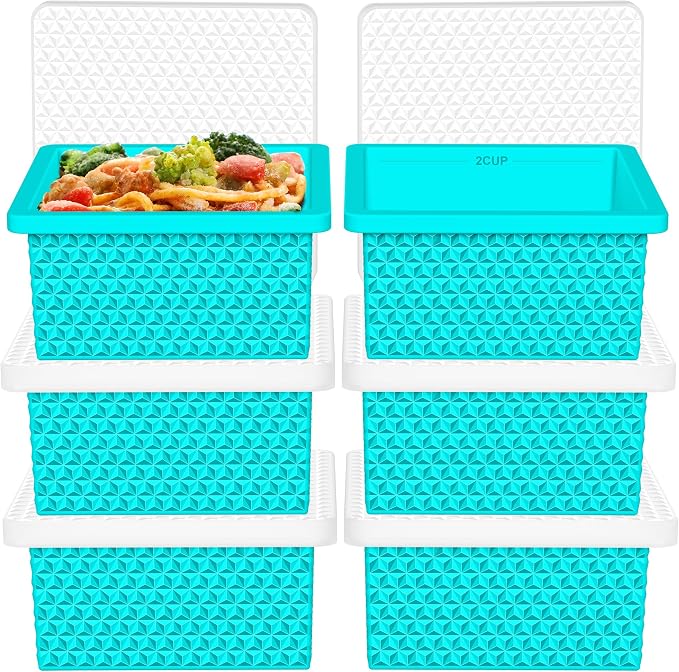 6 Pack-Silicone Freezer Tray by Aopigavi
