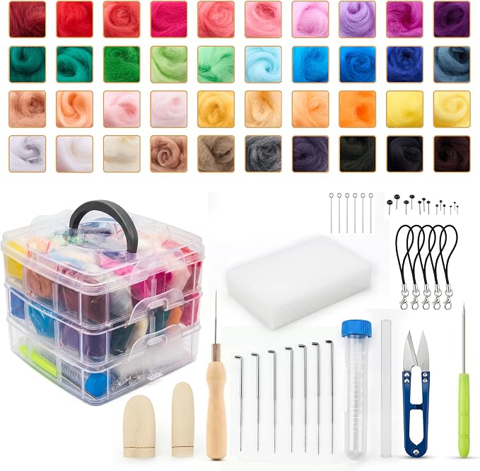 DF DUALFERV Needle Felting Kit by DF+DUALFERV