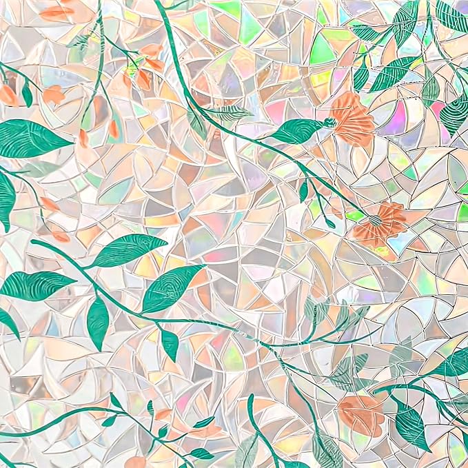 ADD.HERES Window Privacy Film, Stained Glass Decorative Static Cling, Removable - Image 9