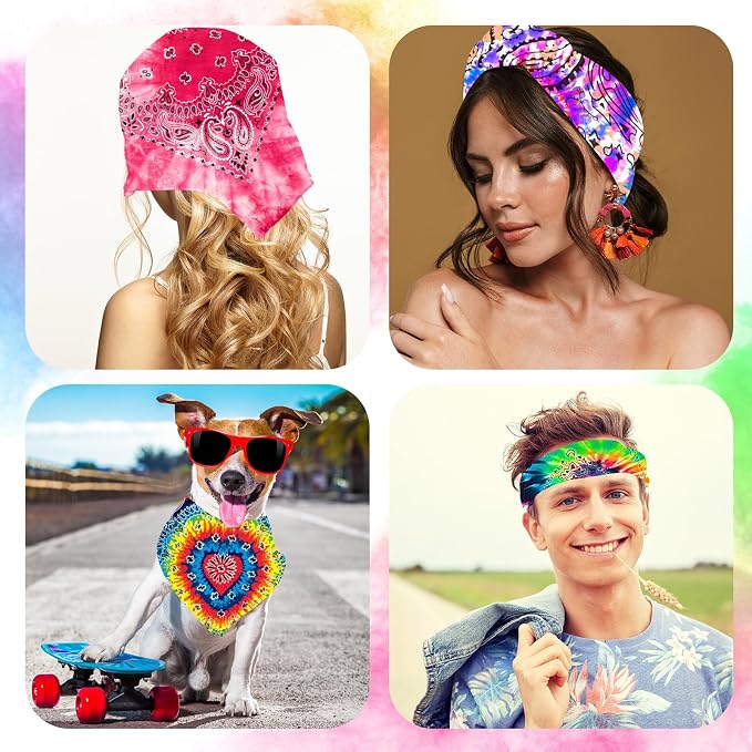 Bonuci 20/50/80/120 Pieces White Bandana Bulk - Image 7