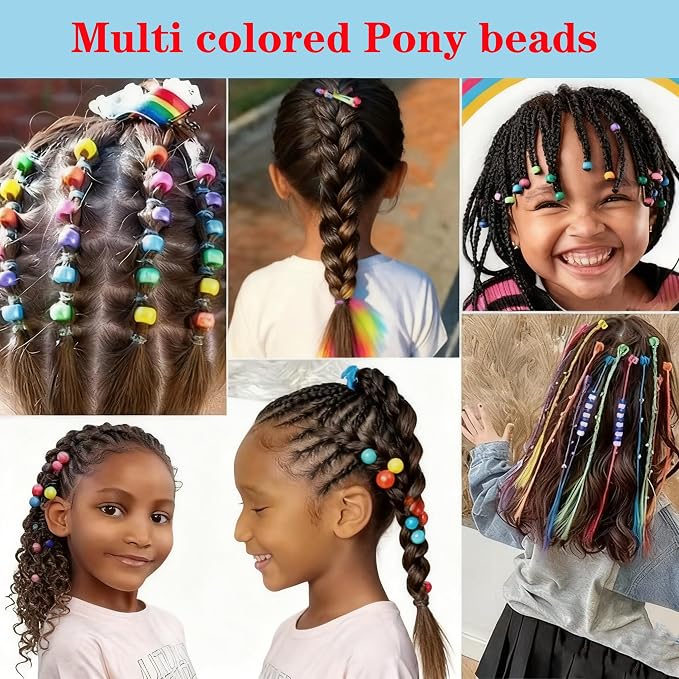 Acrylic Pony Beads Jewelry Making Kit – 96 Colors, UV Color Changing & Glow - Image 7