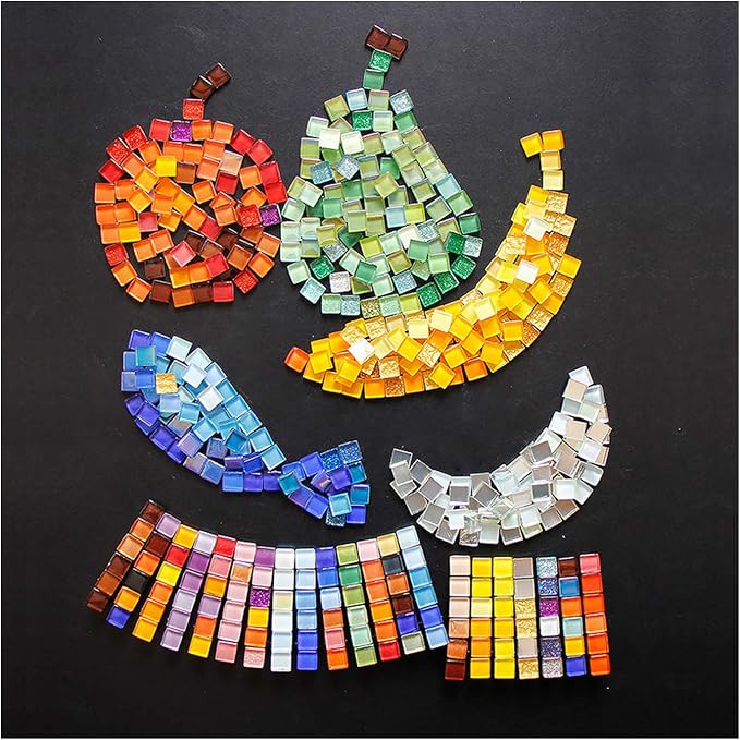 Mosaic Tiles Squares Chocolate Crystal Mosaic Glass Tile - Image 7