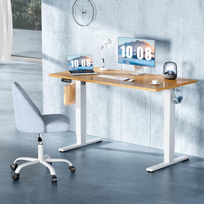 DUMOS 40 Inch Electric Standing Desk Height Adjustable, Sit to Stand Up - Image 4