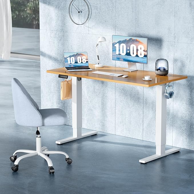 DUMOS 48 Inch Electric Standing Desk Height Adjustable, Sit to Stand Up - Image 4