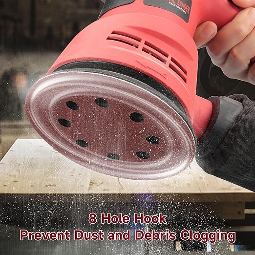 100 PCS 5 Inch Sanding Discs 2000 Grit, Round Hook and Loop Sandpaper for Random Orbital Sander