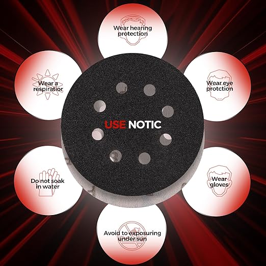 100PCS 5 inch Silicon Carbide Sanding Discs 2000 Grit, Wet Dry Orbital 5 Sander Hook and Loop Sandpaper Disc Ultra Fine Grit, Best for Metal,Automotive Precision Polishing