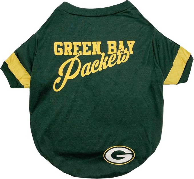 Green Bay Packers Dog & Cat T-Shirt, Small. NFL Team Football Shirt - Image 3