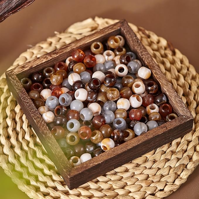 160pcs 12mm Acrylic Beads Large Hole - Image 7