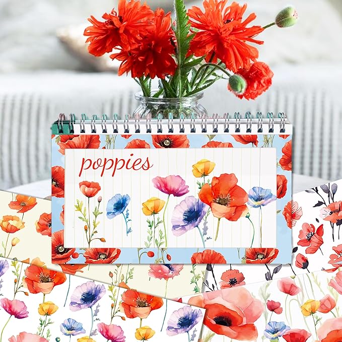 12×12 Flower Scrapbook Paper Vintage Flower Pattern Papers Pad ,24 Sheets Double-Sided Bobo Floral Scrapbooking CardStock Paper Pad for Holiday Cardmaking DIY Origami Papers.