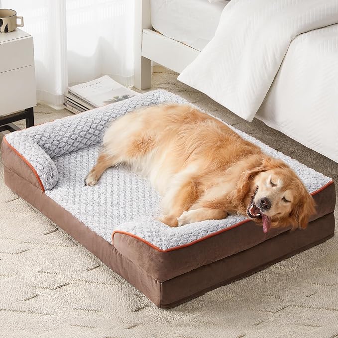 Orthopedic Dog Bed for Extra Large Dogs, Egg Crate Foam Bed for Extra Large Dogs - Image 9