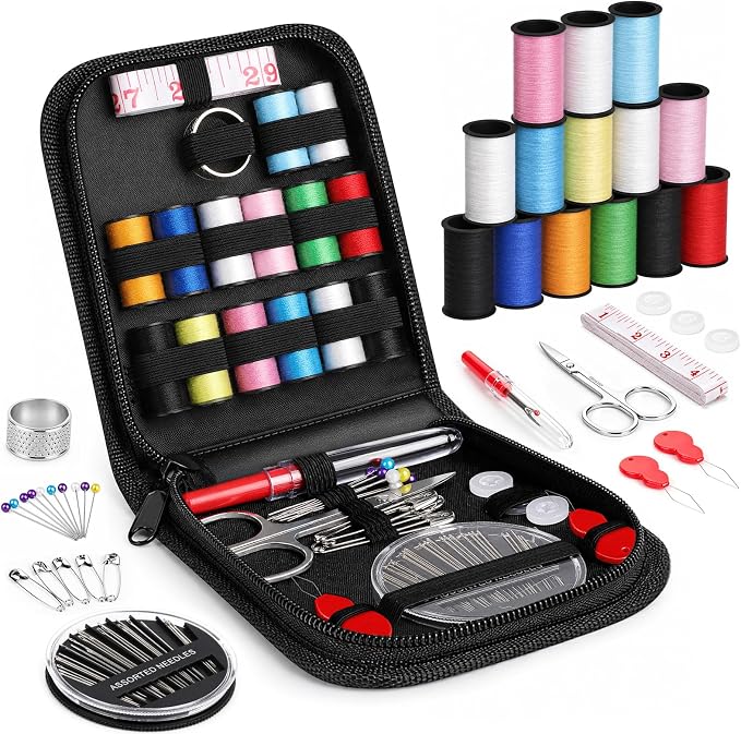 Coquimbo Sewing Kit Mini, Dorm Room Essentials, Portable Needle and Thread Kit by Coquimbo