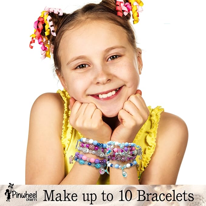Pinwheel Crafts Mermaid Charm Bracelet Making Kit - Image 4