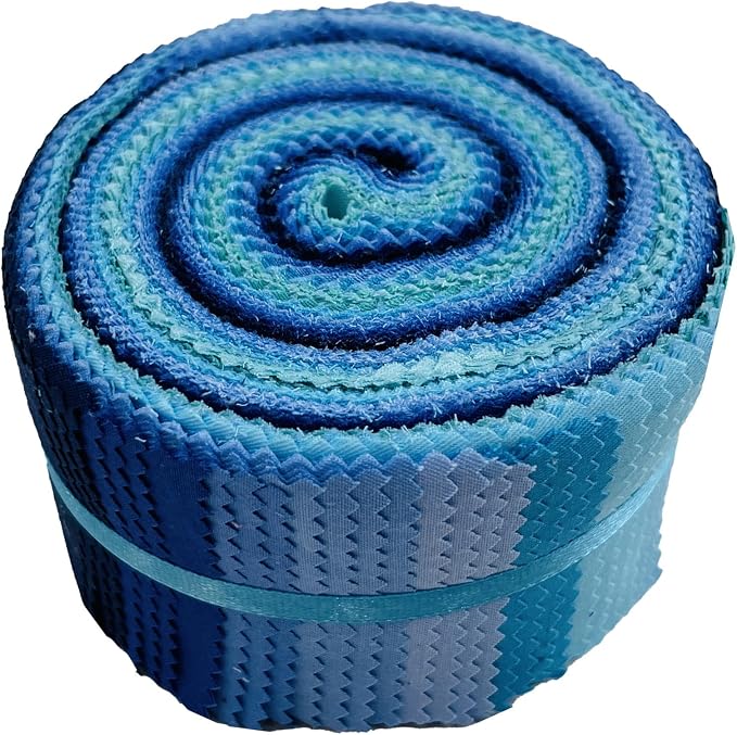 40 Strip Jelly Roll Fabric Strips by HANPATQUI
